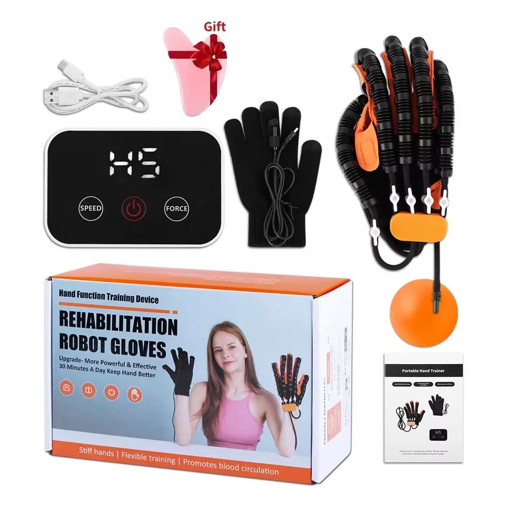 Automatic Rehabilitation Robot Gloves  Stroke Recovery Hand Therapy  Finger Training Device For Hem 10