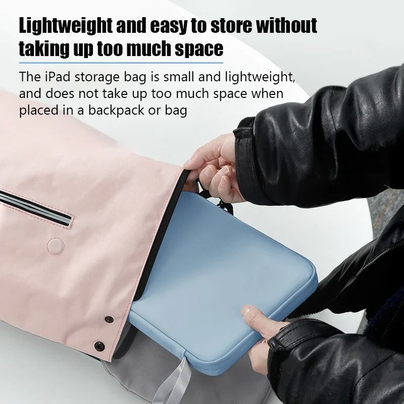 Tablet Sleeve Bag Portable Waterproof Soft PU Case For IPad 109 Inch 3