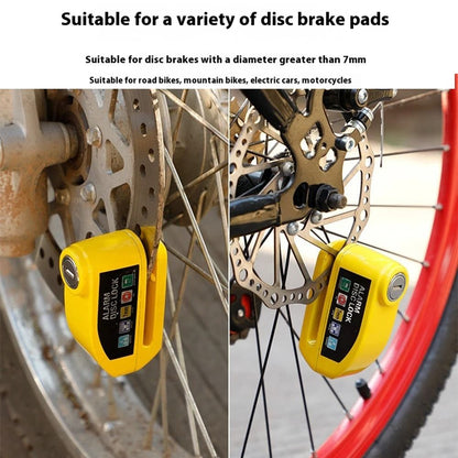 Motorcycle Alarm Disc Brake Lock Waterproof Anti Theft Padlock 120dB 2