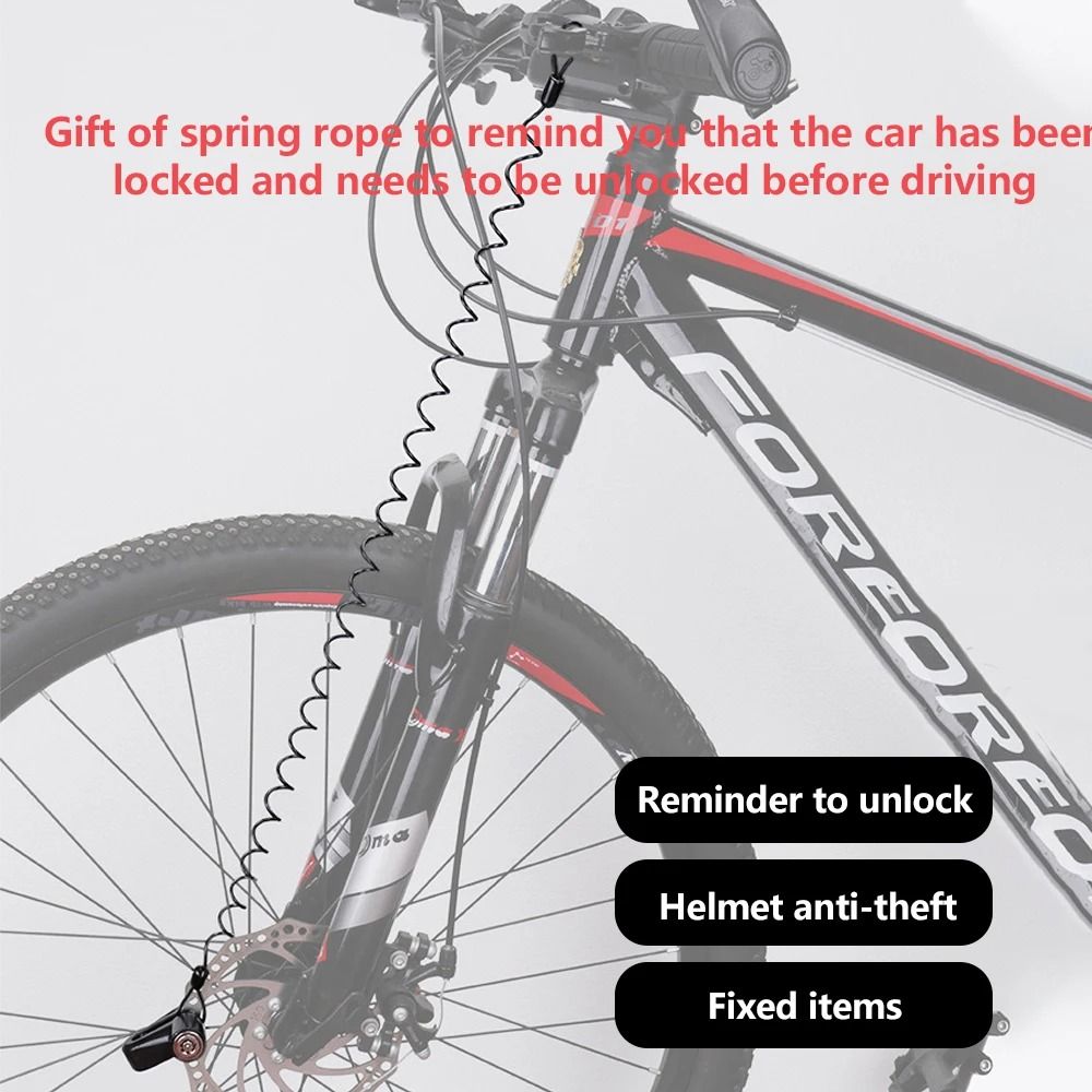 Motorcycle Alarm Disc Brake Lock Waterproof Anti Theft Padlock 120dB 4