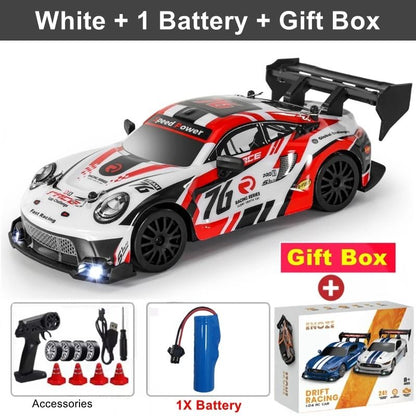 4WD RC Drift Car With LED Lights Rechargeable Remote Control Racing Toy 22