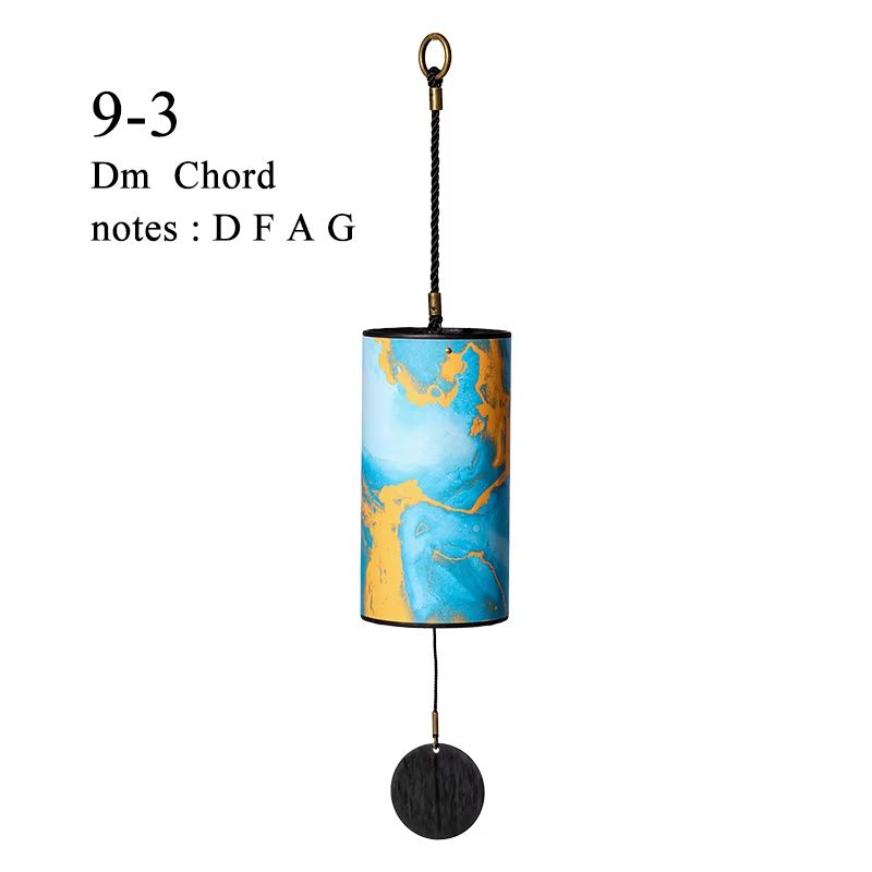 Hluru Bamboo Wind Chimes  9Rod Handcrafted Outdoor Wind Bell For Garden Patio  Meditation 9
