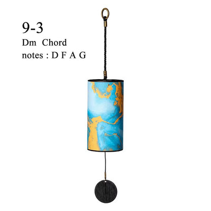 Hluru Bamboo Wind Chimes  9Rod Handcrafted Outdoor Wind Bell For Garden Patio  Meditation 9
