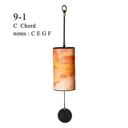 Hluru Bamboo Wind Chimes  9Rod Handcrafted Outdoor Wind Bell For Garden Patio  Meditation 7
