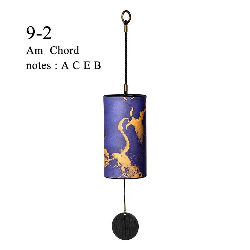 Hluru Bamboo Wind Chimes  9Rod Handcrafted Outdoor Wind Bell For Garden Patio  Meditation 8
