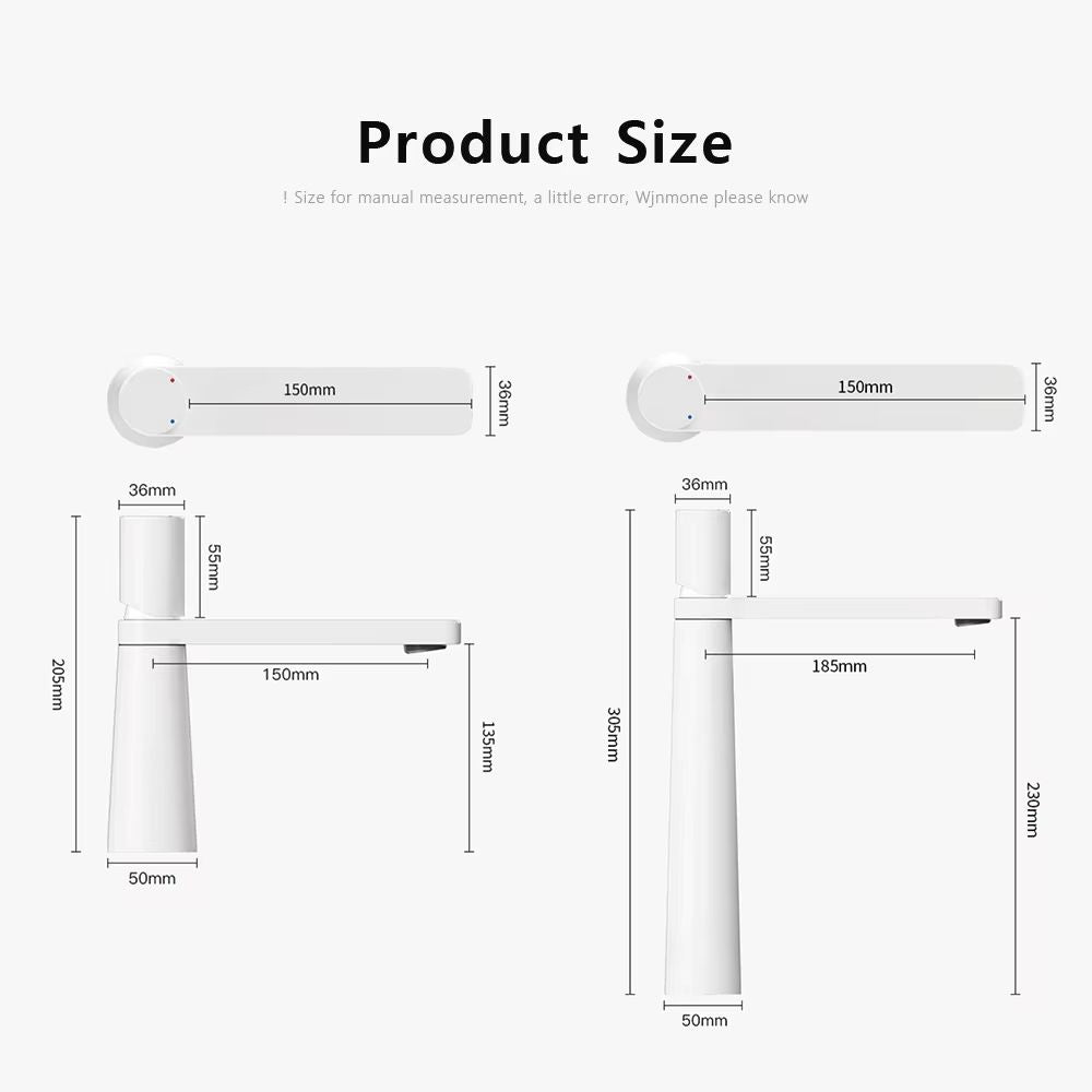 Brushed Gold Bathroom Sink Faucet  Modern Brass Basin Mixer With Single Handle 5
