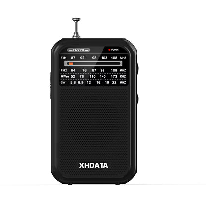 XHDATA D220 Portable Retro Radio  Vintage FMMWSW 4Band Pocket Radio With DSP High Sensitivity Recei 7