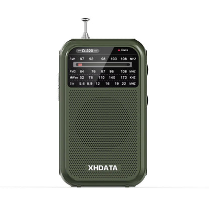 XHDATA D220 Portable Retro Radio  Vintage FMMWSW 4Band Pocket Radio With DSP High Sensitivity Recei 8
