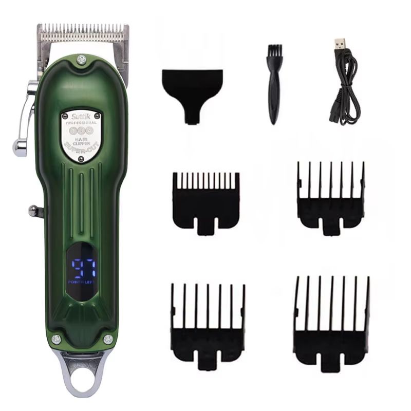 Professional Dog Hair Clipper  AllMetal Rechargeable Pet Grooming Trimmer For Dogs  Cats With Low N 11