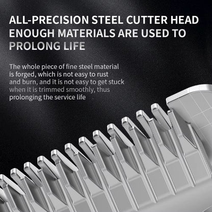 Professional Dog Hair Clipper  AllMetal Rechargeable Pet Grooming Trimmer For Dogs  Cats With Low N 2