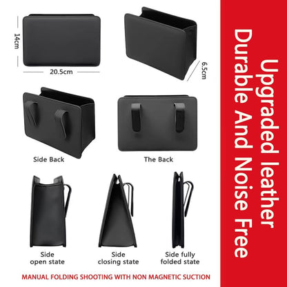 Foldable Car Trash Can  Door Storage Box  MultiPurpose Hanging Seat Back Organizer For Car Interior 3