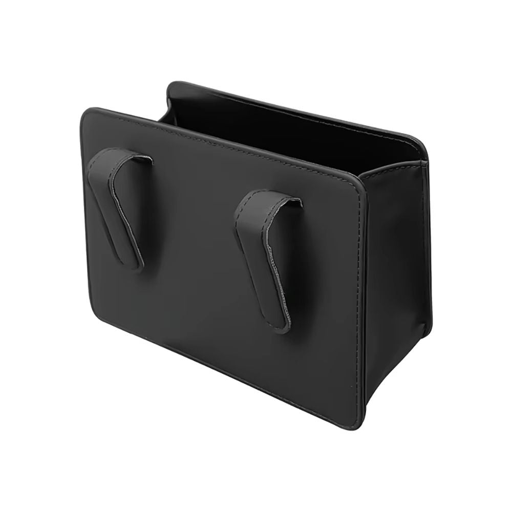 Foldable Car Trash Can  Door Storage Box  MultiPurpose Hanging Seat Back Organizer For Car Interior 4