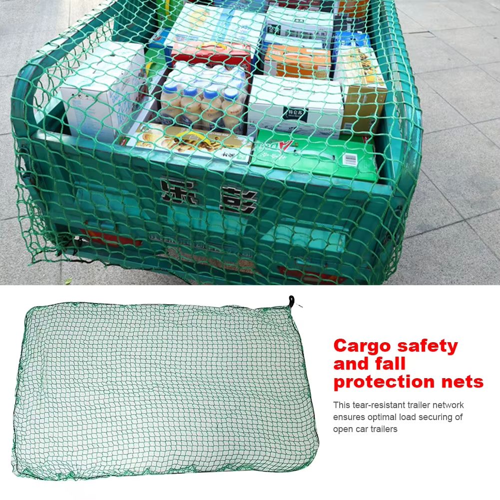 Heavy Duty Cargo Net 3x2M  Stretchable Truck Trailer  Car Bed Net With Small Mesh Holes For Secure  1