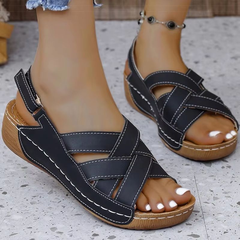 Womens Casual Wedge Sandals  Lightweight Summer Heels For AllDay Comfort 1