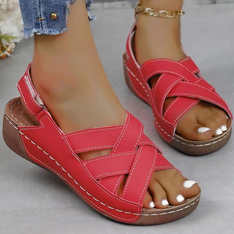 Womens Casual Wedge Sandals  Lightweight Summer Heels For AllDay Comfort 2