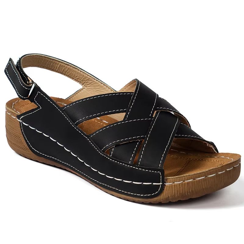 Womens Casual Wedge Sandals  Lightweight Summer Heels For AllDay Comfort 4