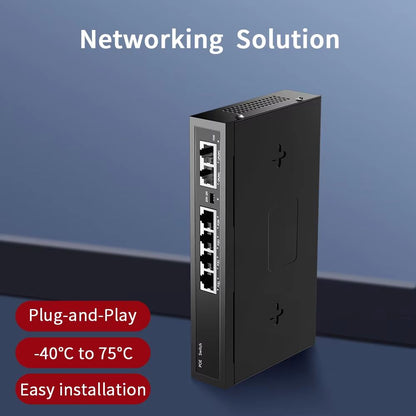 468 Port POE Switch 100Mbps  Smart RJ45 Injector For IP Cameras NVR  Wireless Access Points 5