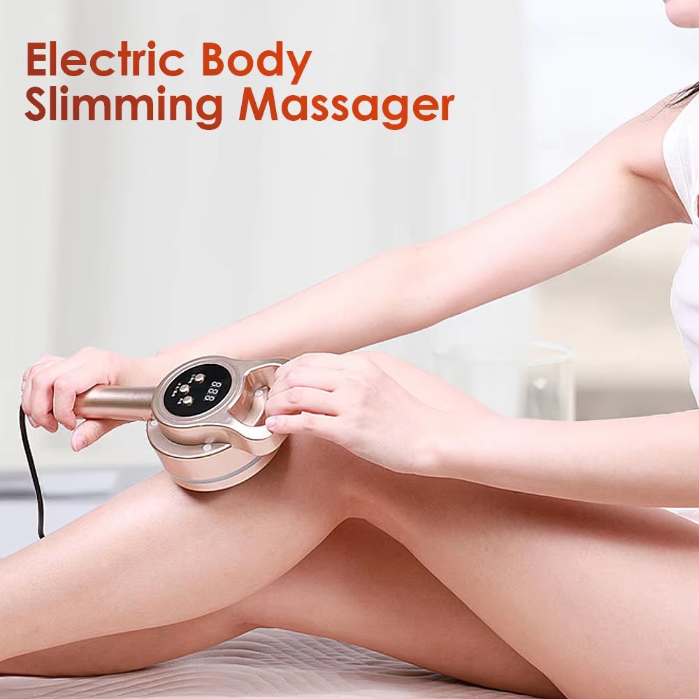 Electric Meridian Brush  Body Slimming Heating Massager With Microcurrent Guasha  AntiCellulite The 2