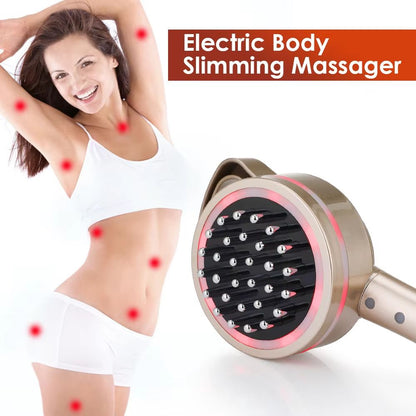 Electric Meridian Brush  Body Slimming Heating Massager With Microcurrent Guasha  AntiCellulite The 3
