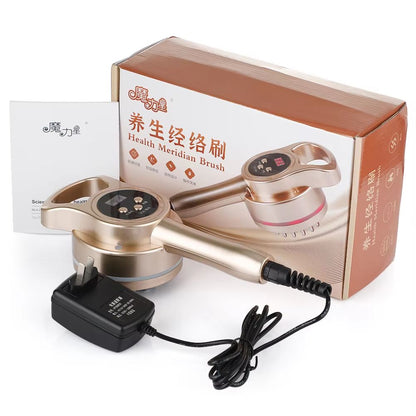 Electric Meridian Brush  Body Slimming Heating Massager With Microcurrent Guasha  AntiCellulite The 6