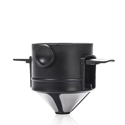 Portable Stainless Steel Coffee Filter  Reusable Drip Funnel  Tea Infuser For Home Office And Trave 6