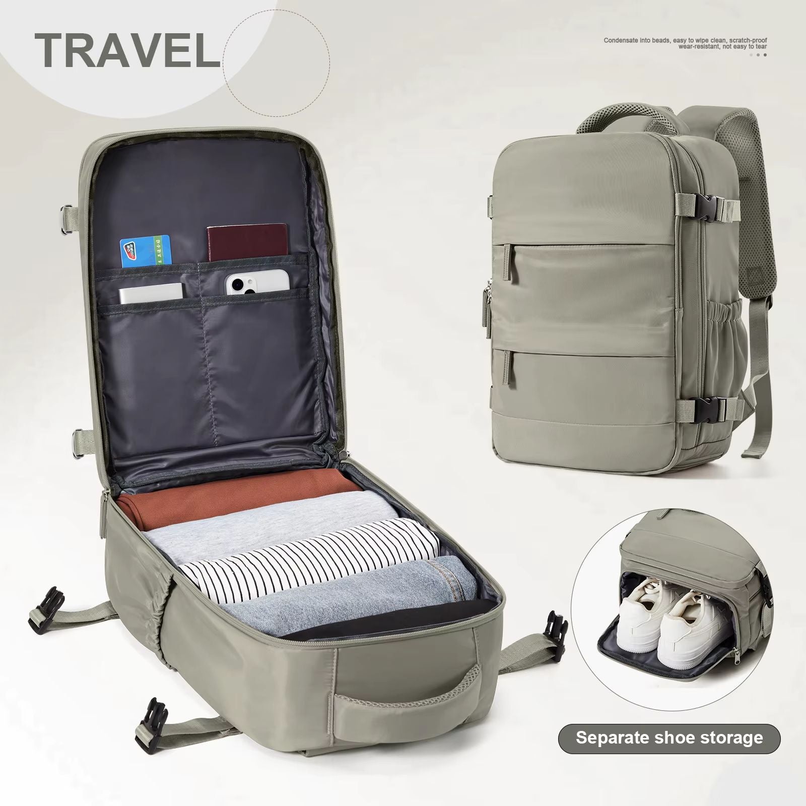 Ryanair Approved Cabin Bag 40x20x25  Lightweight Travel Backpack For Men  Women 9