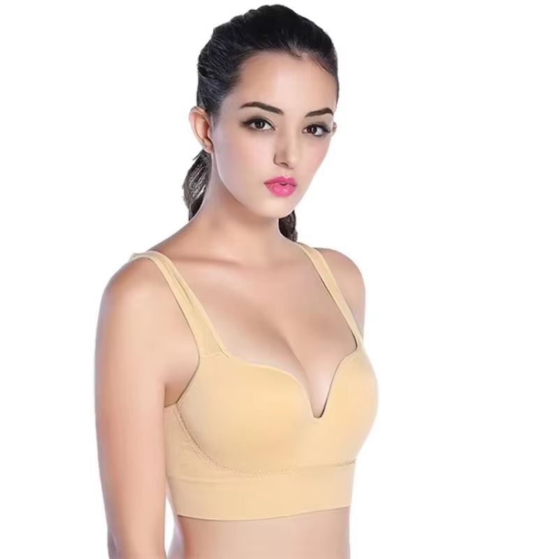 Womens Wireless Sports Bra  Padded Gym Workout Top With Breathable PushUp Support 9