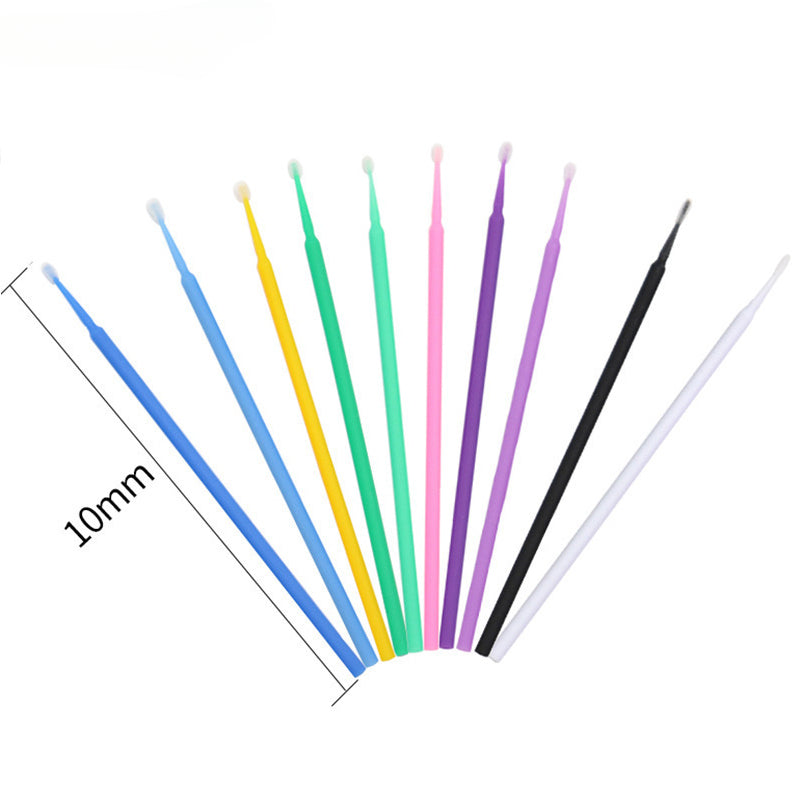 Eyelash Cleaning Brush For Lash Extension Micro Cotton Swab Individual Eyelashes Microbrush Beauty  1