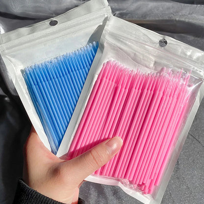 Eyelash Cleaning Brush For Lash Extension Micro Cotton Swab Individual Eyelashes Microbrush Beauty  3