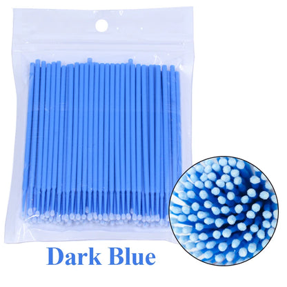 Eyelash Cleaning Brush For Lash Extension Micro Cotton Swab Individual Eyelashes Microbrush Beauty  8