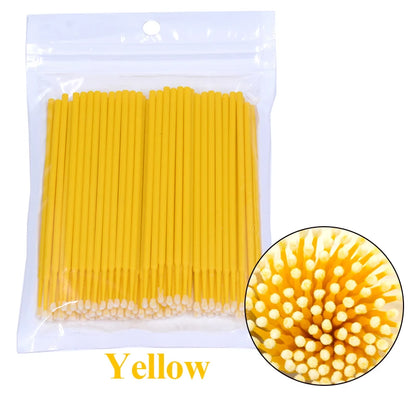 Eyelash Cleaning Brush For Lash Extension Micro Cotton Swab Individual Eyelashes Microbrush Beauty  16