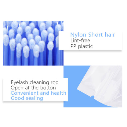 Micro Brush Disposable Eyelash Brush Lash Removing Swab MicroBrush for Eyelash Extension Supplies and Makeup Tools
