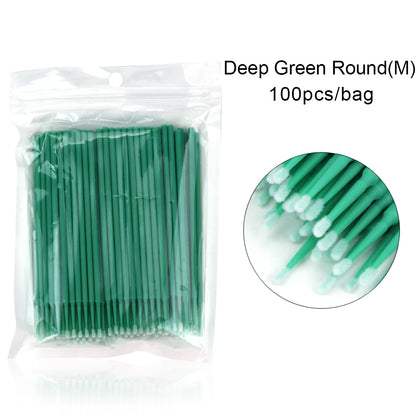 Micro Brush Disposable Eyelash Brush Lash Removing Swab MicroBrush for Eyelash Extension Supplies and Makeup Tools