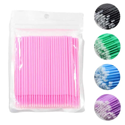 Crystal Disposable Eyelash Brushes  Microbrushes For Precise Lash Extensions SingleUse Tools For Be
