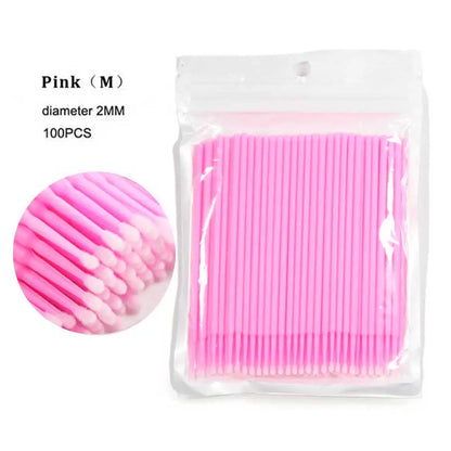 Crystal Disposable Eyelash Brushes  Microbrushes For Precise Lash Extensions SingleUse Tools For Be