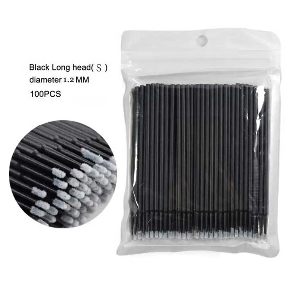 Crystal Disposable Eyelash Brushes  Microbrushes For Precise Lash Extensions SingleUse Tools For Be