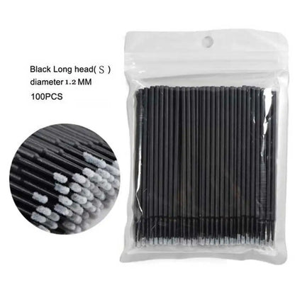 Crystal Disposable Eyelash Brushes  Microbrushes For Precise Lash Extensions SingleUse Tools For Be