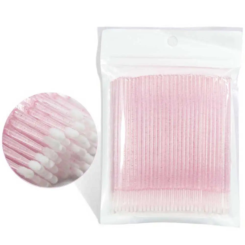 Crystal Disposable Eyelash Brushes  Microbrushes For Precise Lash Extensions SingleUse Tools For Be