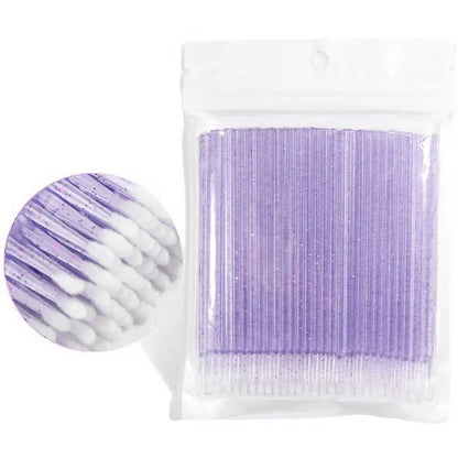 Crystal Disposable Eyelash Brushes  Microbrushes For Precise Lash Extensions SingleUse Tools For Be