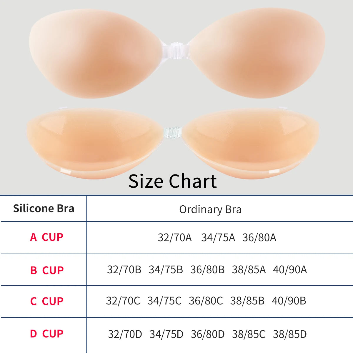 Reusable Silicone Breast Patches, Front Button Chest Patches for Invisible, Strapless Support & Comfort