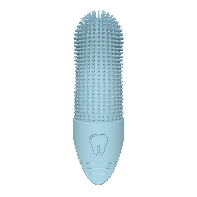 Gentle Finger Toothbrush for Dogs, 360° Cleaning Design with Food Grade Silicone for Easy Pet Dental Care at Home