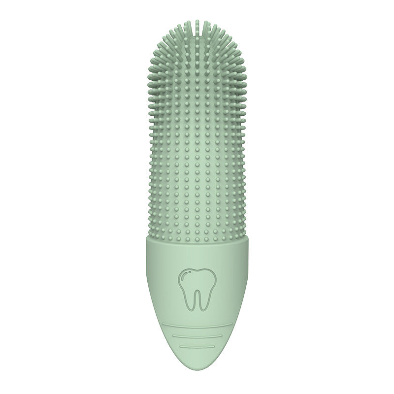 Gentle Finger Toothbrush for Dogs, 360° Cleaning Design with Food Grade Silicone for Easy Pet Dental Care at Home