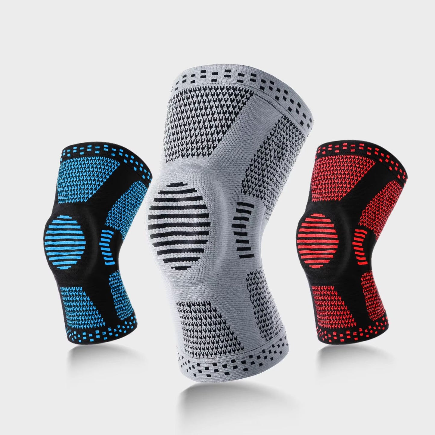 Advanced Silicone Knee Support Brace for Running, Sports & Joint Protection