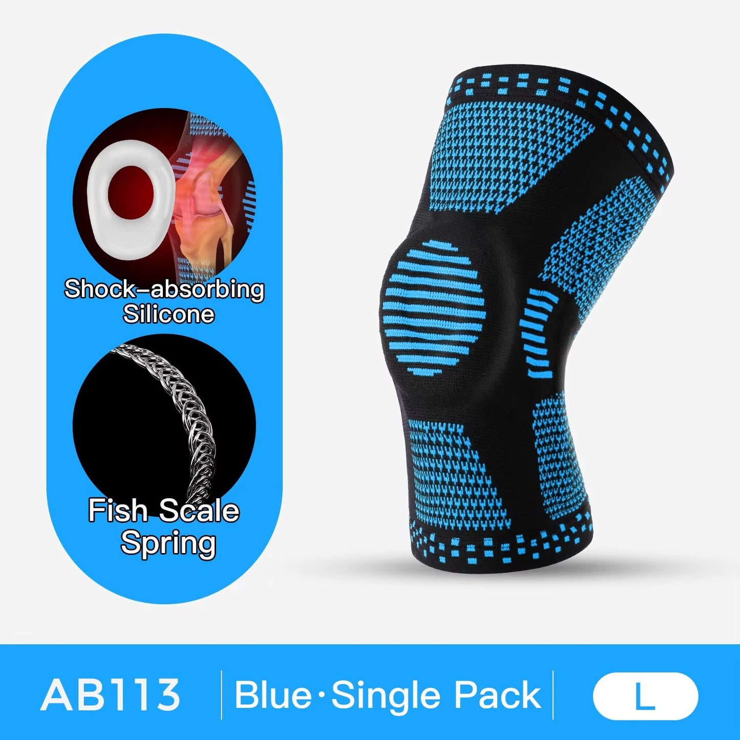 Advanced Silicone Knee Support Brace For Running Sports  Joint Protection 9