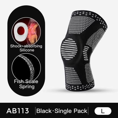 Advanced Silicone Knee Support Brace For Running Sports  Joint Protection 6