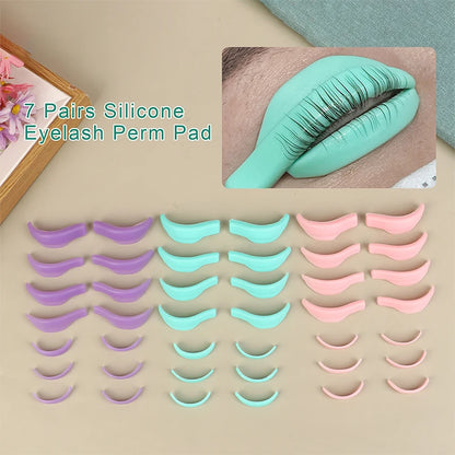 Wholesale Eyelash Perming Pads Silicone Eyelashes Perming Curler Reusable Lash Lift Shields Eyelash 3