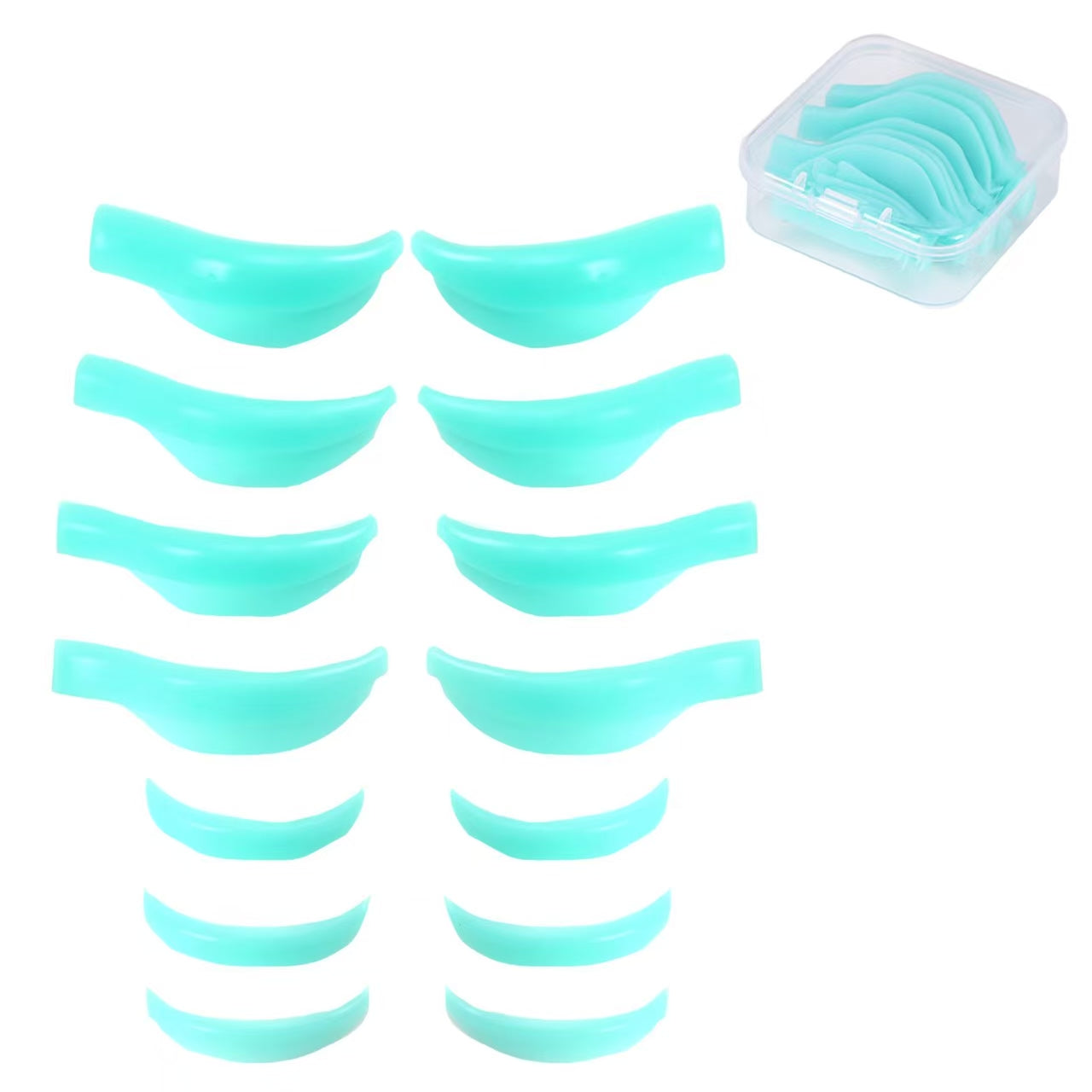 Wholesale Eyelash Perming Pads Silicone Eyelashes Perming Curler Reusable Lash Lift Shields Eyelash 6