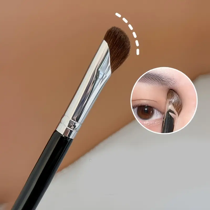 Portable 3D Contour Nose Shadow Brush, Angled Eyeliner Wand & Highlighter Makeup Brush for Travel, Beginner