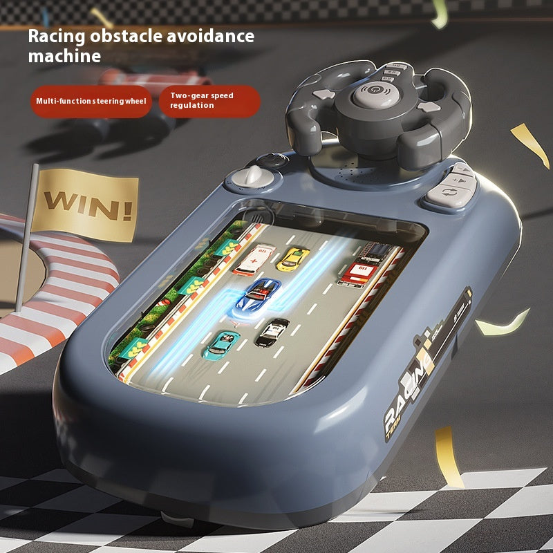 Kids Steering Wheel Toy Electronic Simulation Racing Game With Realistic Sounds  LED Lights Adventu 2