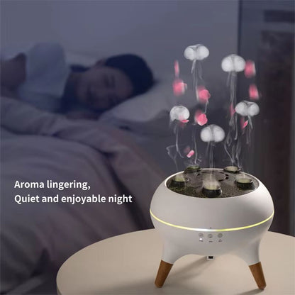 Dynamic Multi-Spray Flame Humidifier with Remote Control & Colorful LED Lights